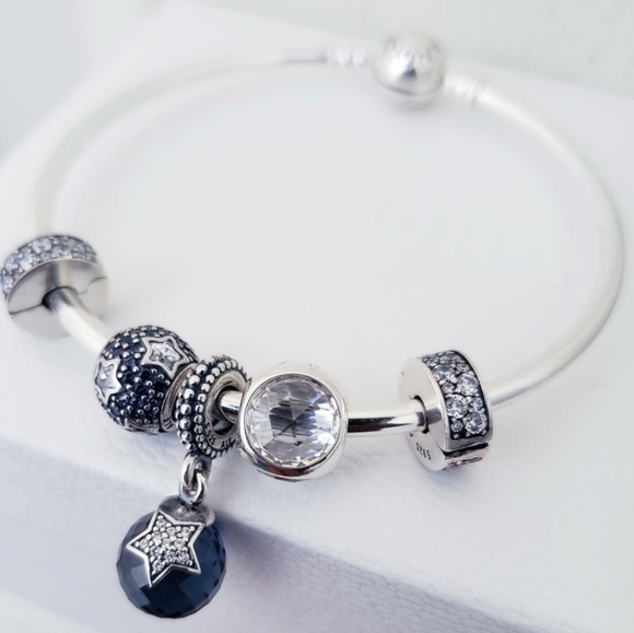 Authentic Pandora Bracelet 6pc Set - Picture 2 of 14